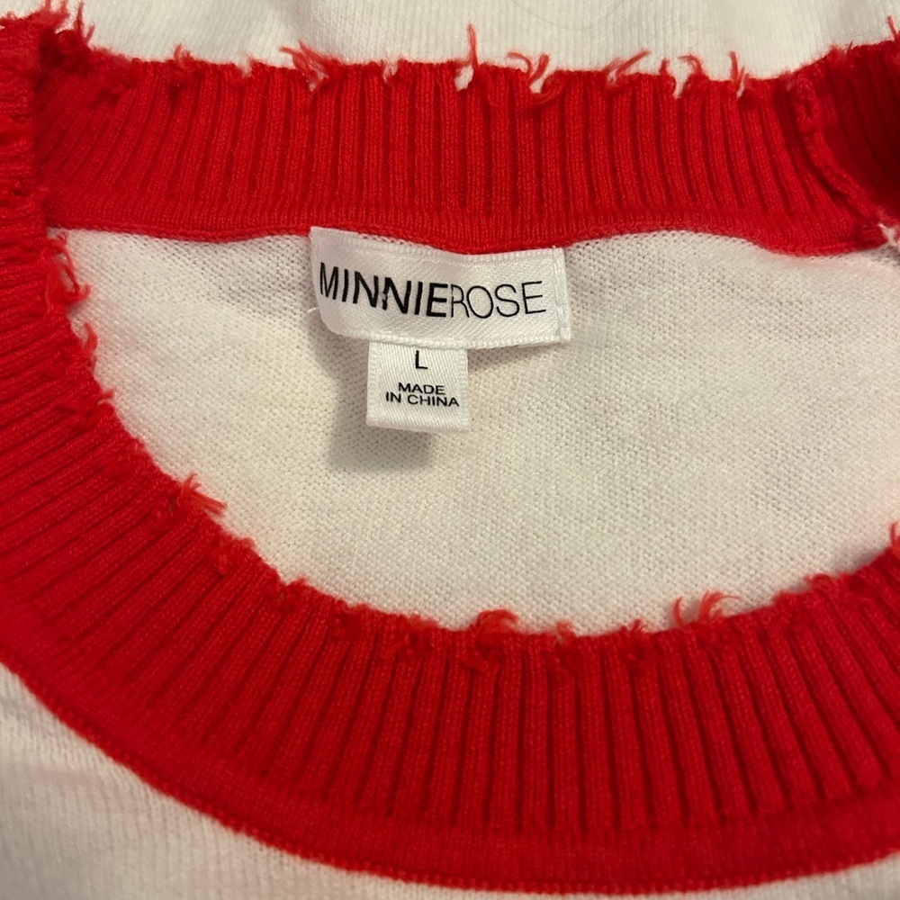 Minnie Rose cashmere and cotton blend sweater - Picture 7 of 8
